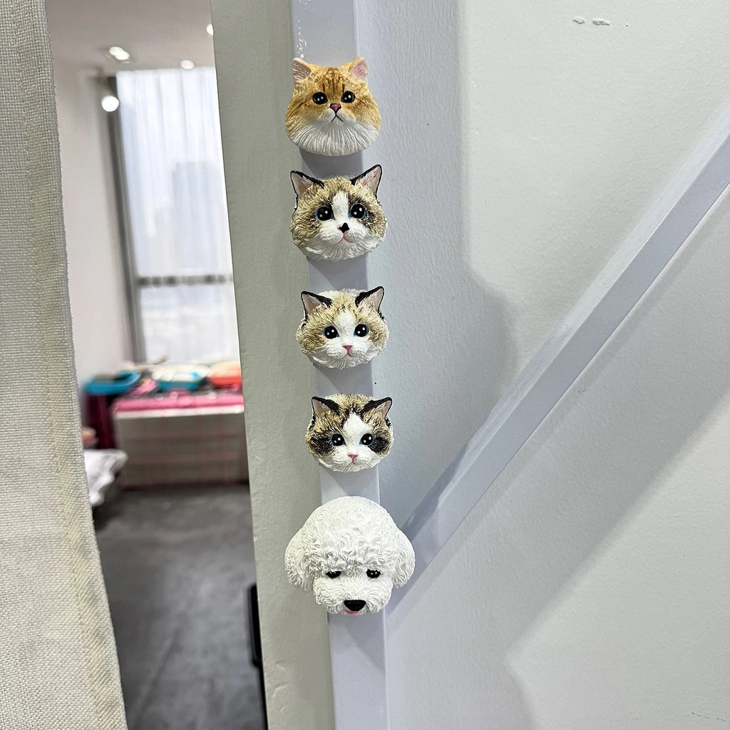 Custom Hand-Painted Pet Portraits / Fridge Magnets / Car Diffusers