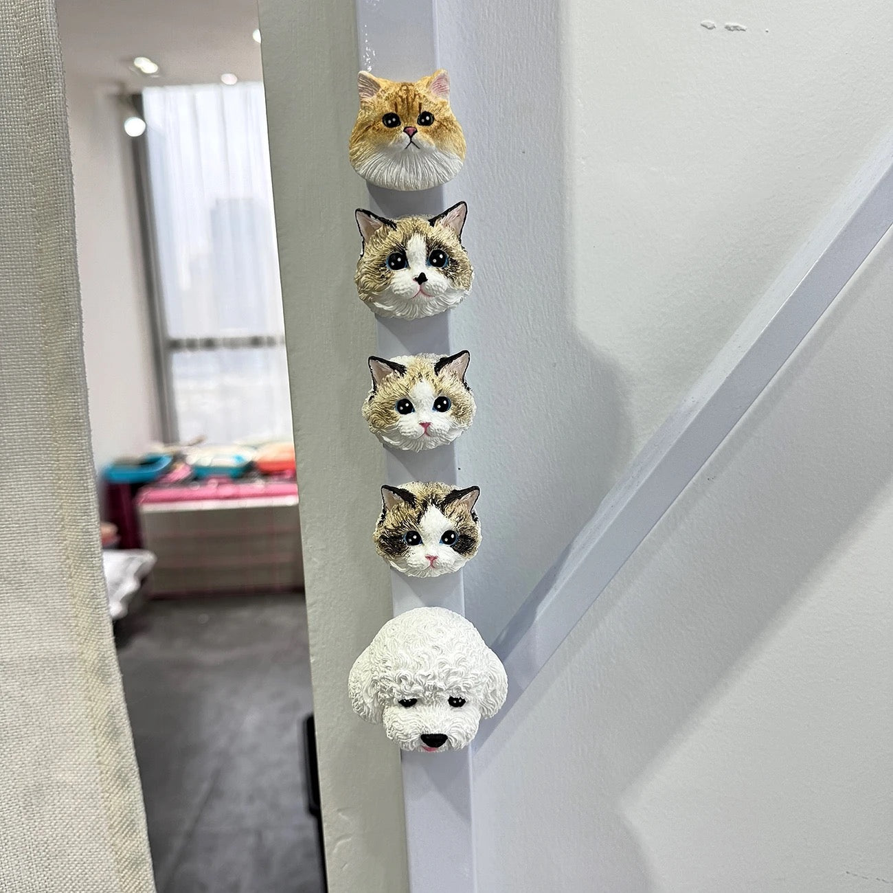 Custom Hand-Painted Pet Portraits / Fridge Magnets / Car Diffusers