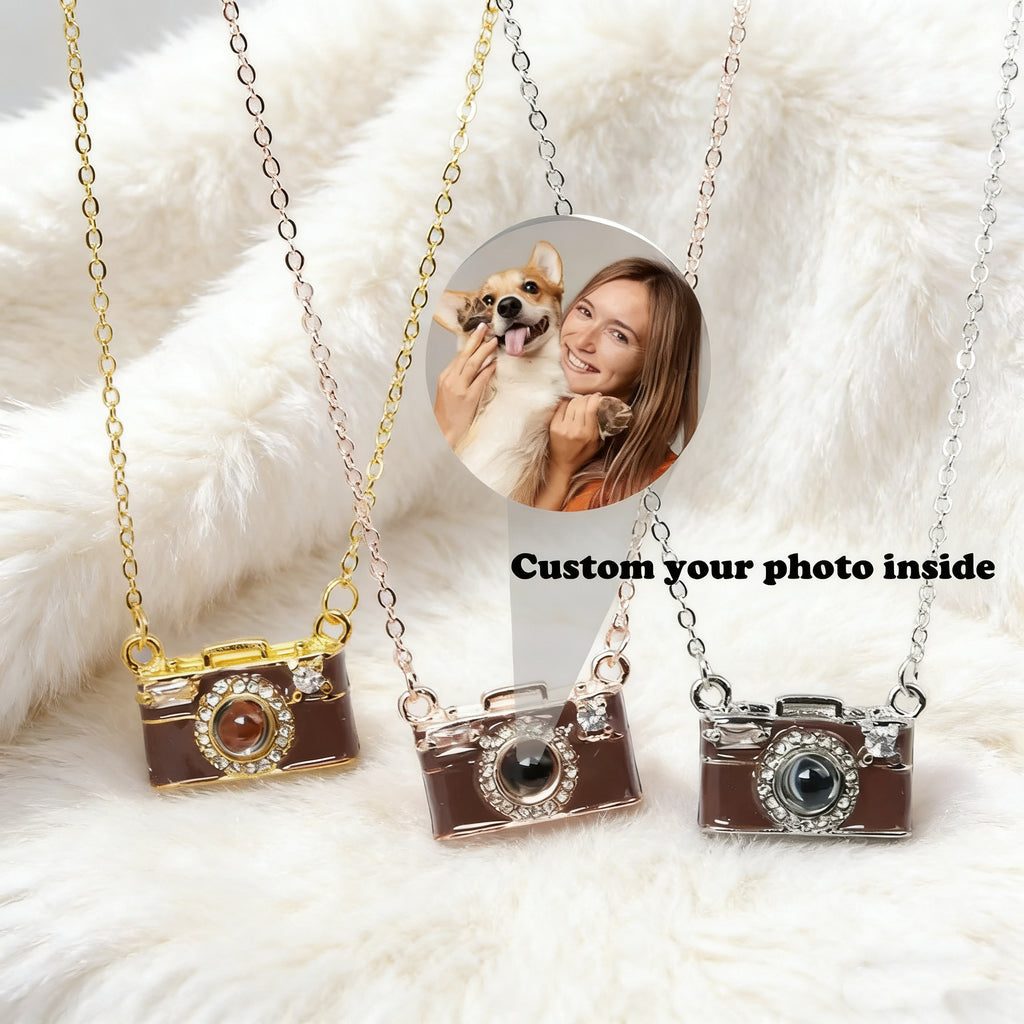 「Vintage Camera」 Custom Projection Necklace