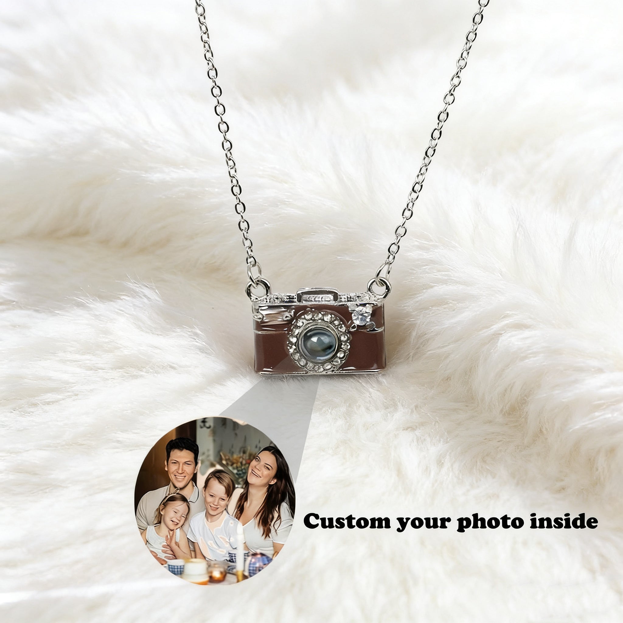 「Vintage Camera」 Custom Projection Necklace
