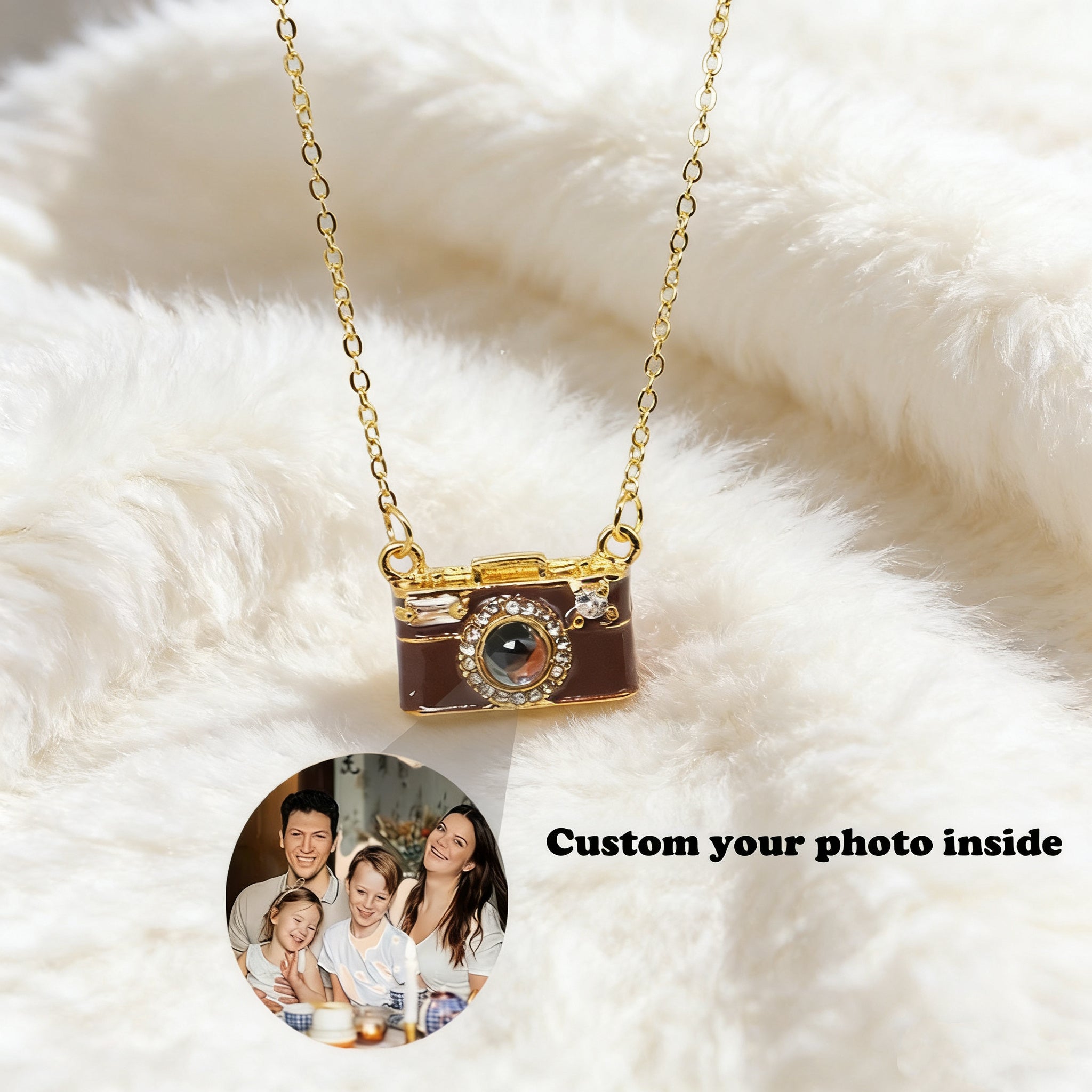「Vintage Camera」 Custom Projection Necklace