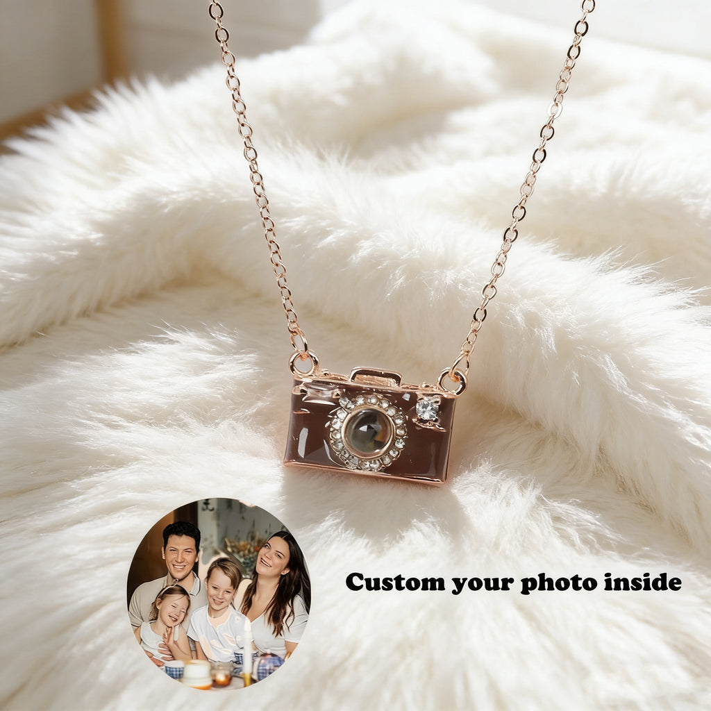 「Vintage Camera」 Custom Projection Necklace