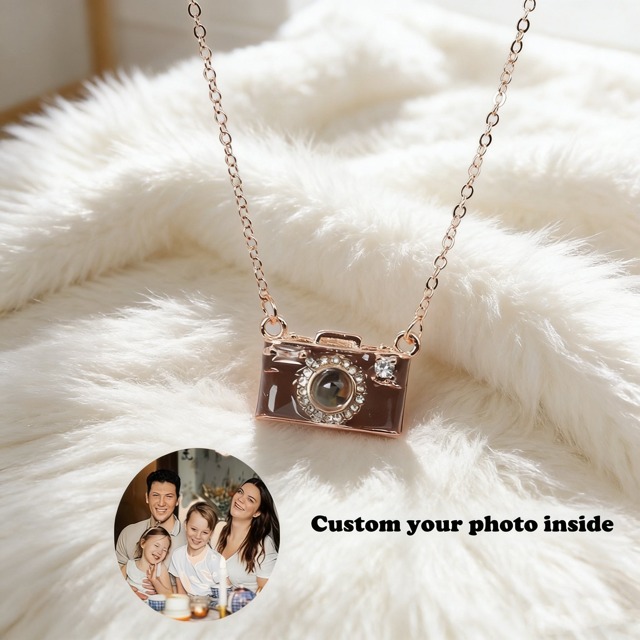 「Vintage Camera」 Custom Projection Necklace