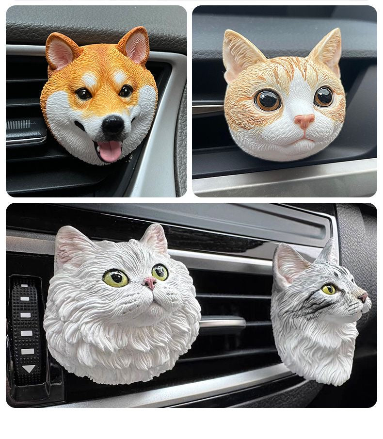 Custom Hand-Painted Pet Portraits / Fridge Magnets / Car Diffusers