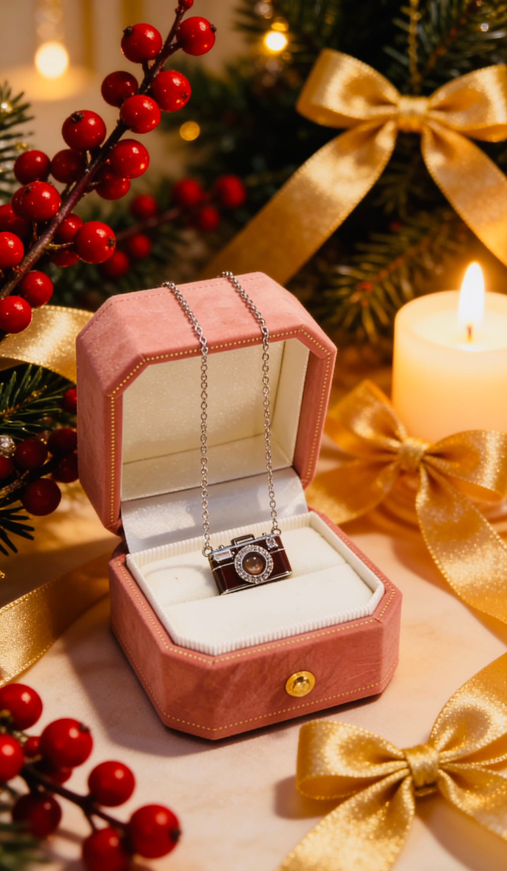 「Vintage Camera」 Custom Projection Necklace